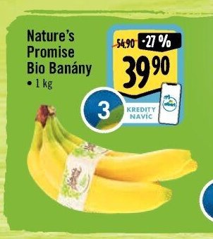 Nature's Promise Bio Banány