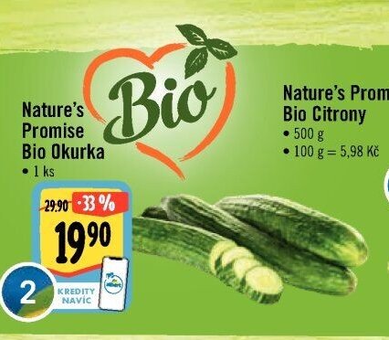 Nature's Promise Bio Okurka