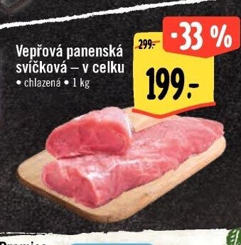 Vepřová panenská svíčková