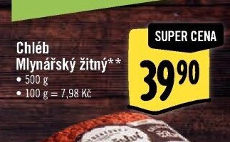 Chléb Mlynářský žitný
