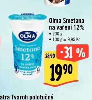 Olma Smetana na vaření 12%