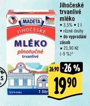 Jihočeské trvanlivé mléko