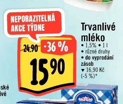Trvanlivé mléko