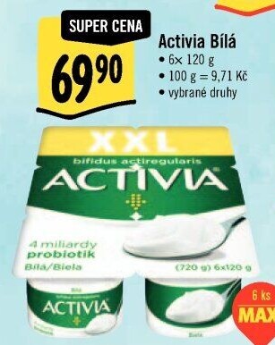 Bílý jogurt Activia Danone