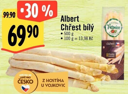 Chřest bílý Albert Quality