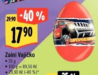 Čokoládové vajíčko s překvapením Zaini