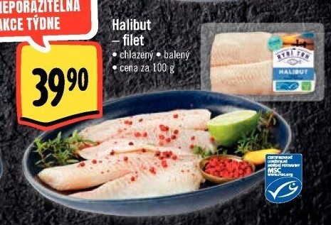 Halibut filety Albert