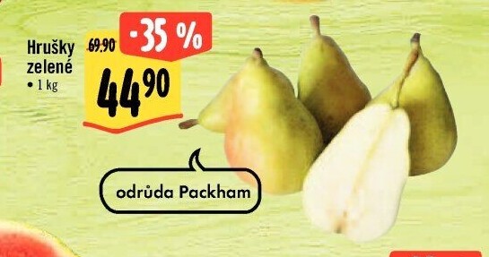 Hrušky zelené
