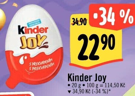 Kinder Joy s překvapením