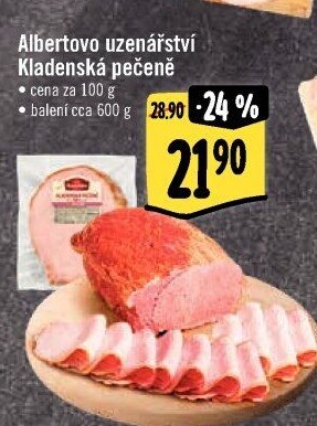 Kladenská pečeně Albertovo uzenářství