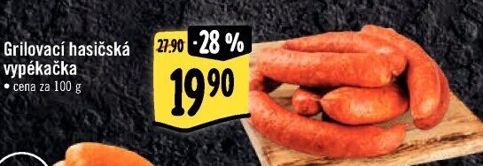 Klobása hasičská vypékačka