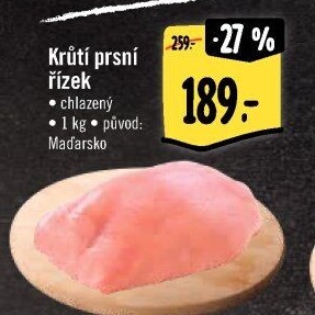 Krůtí prsní řízky