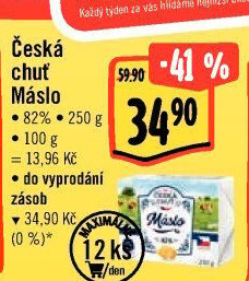 Máslo Česká chuť