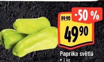 Paprika světlá