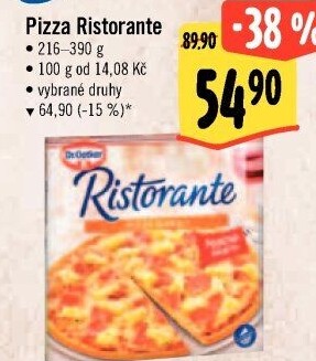 Pizza mražená Ristorante Dr. Oetker