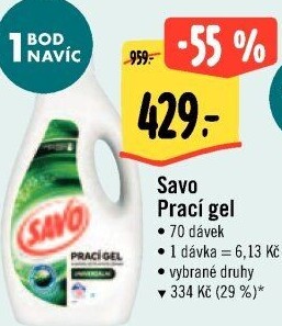 Prací gel Savo