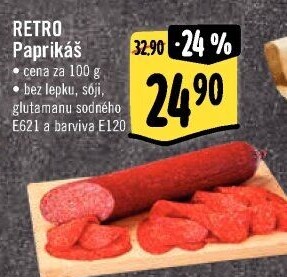 Salám Paprikáš Albert Retro