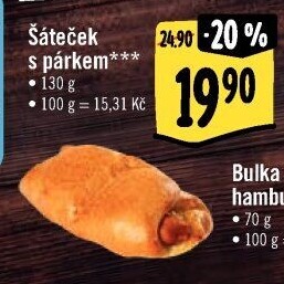 Šáteček s párkem