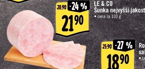 Šunka nejvyšší jakosti LE&amp