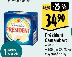 Sýr Camembert Président