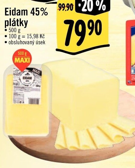 Sýr Eidam 45% Albert