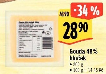 Sýr Gouda 48%