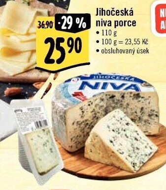 Sýr Niva Jihočeská 50% Madeta