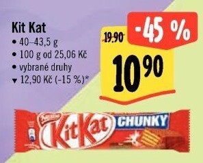 Tyčinka Kit Kat Nestlé