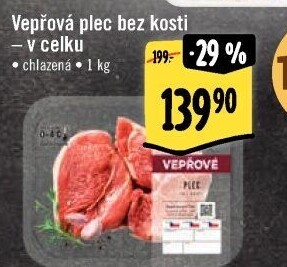 Vepřová plec bez kosti Albert