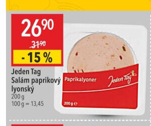 Jeden Tag Salám paprikový lyonský