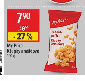 My Price Křupky arašídové