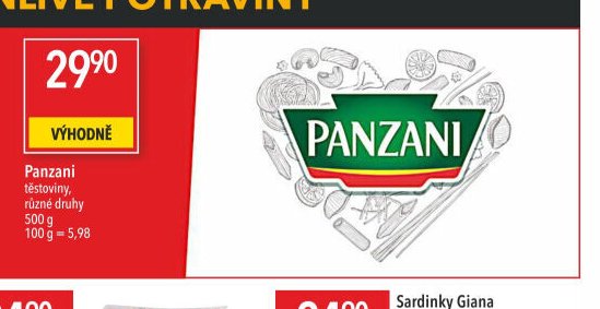 Panzani těstoviny