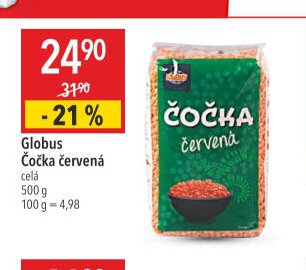 Globus Čočka červená