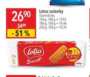 Lotus sušenky