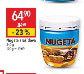 Nugeta arašídová