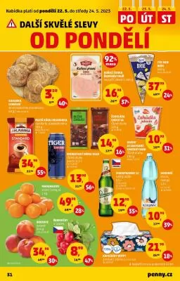 akční leták Penny Market 18.5.2023-24.5.2023