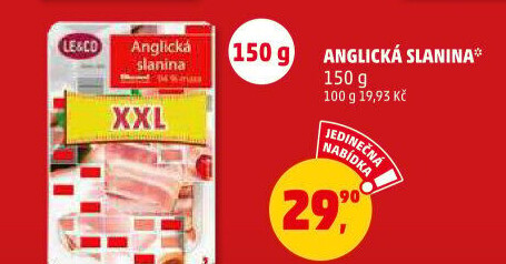 Anglická slanina LE&