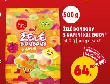 Bonbony želé s náplní Enjoy