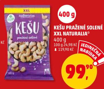 Kešu pražené Naturalia