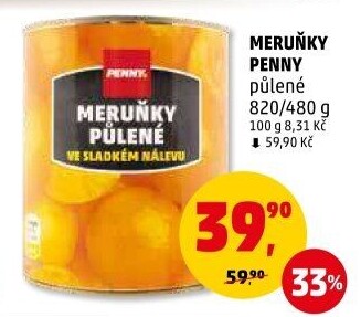 Kompot meruňky Penny