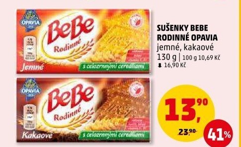 Sušenky Rodinné BeBe Opavia