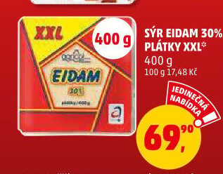 Sýr Eidam 30% Agricol