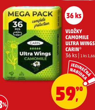 Vložky dámské Ultra Wings Carine