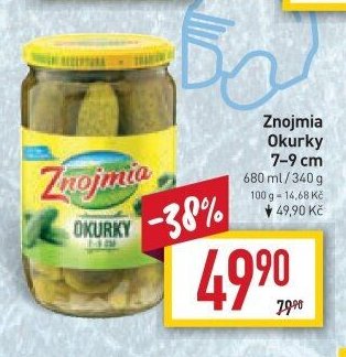 Znojmia Okurky 680 ml / 340 g