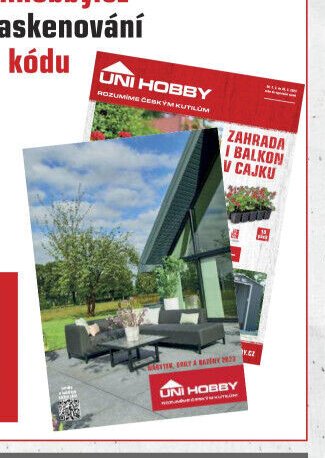 Leták Uni Hobby Zahrada a balkon v cajku - UNI HOBBY akcniletaky.com