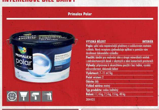 Primalex Polar - UNI HOBBY akcniletaky.com