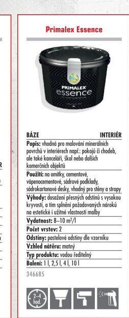 Primalex Essence - UNI HOBBY akcniletaky.com
