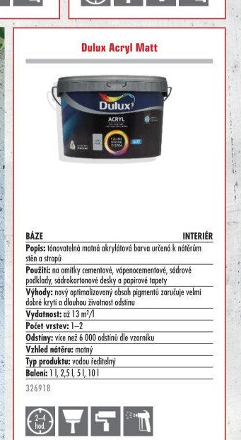 Dulux Acryl Matt - UNI HOBBY akcniletaky.com