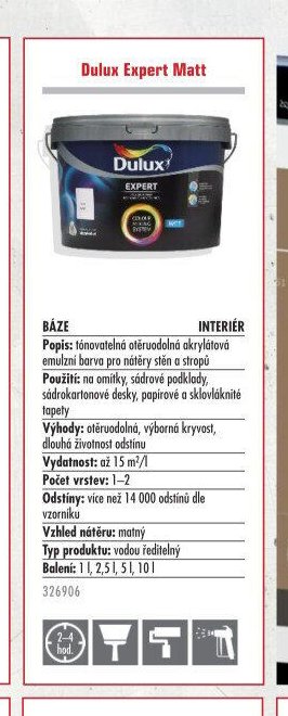 Dulux Expert Matt - UNI HOBBY akcniletaky.com