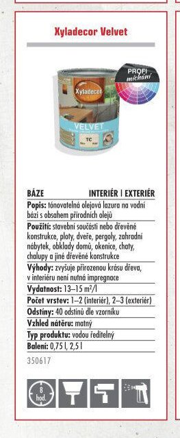 Xyladecor Velvet - UNI HOBBY akcniletaky.com
